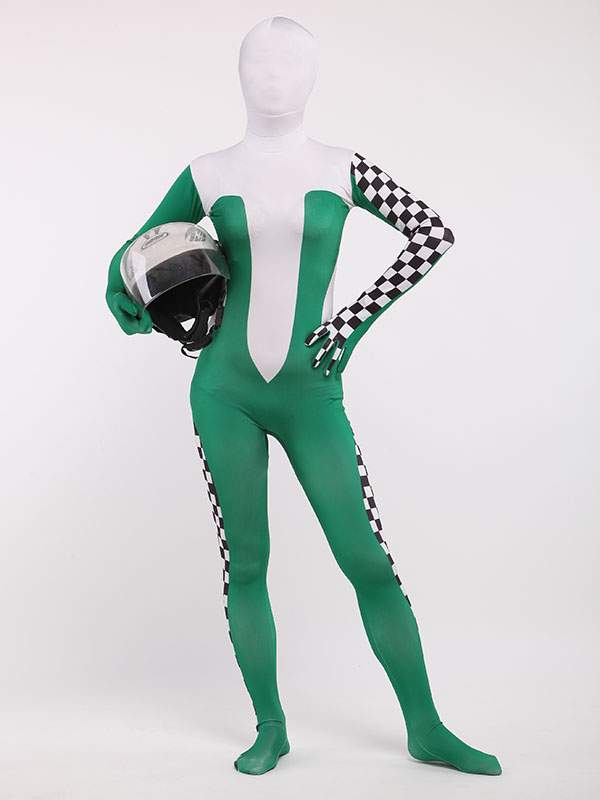 Sexy Lady Racing Driver Cosplay Costume Halloween Suit